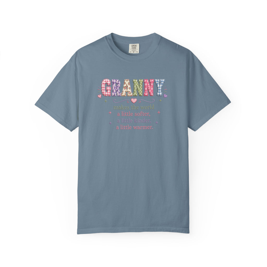 Granny Floral Graphic T-Shirt — "Granny makes the world a little softer, a little kinder, a little warmer"