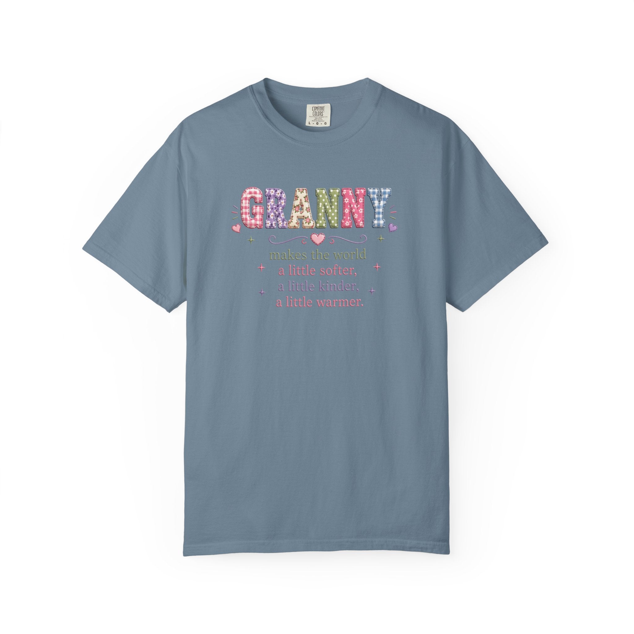 Granny Floral Graphic T-Shirt — "Granny makes the world a little softer, a little kinder, a little warmer"