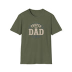 Proper Dad T-Shirt – Vintage Crown Father's Day Tee for Proud Dads