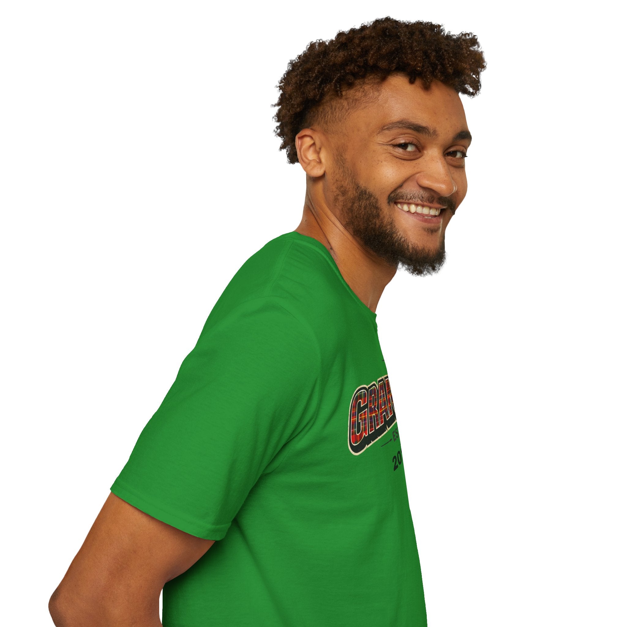 Grandad Est. 2026 T-Shirt — Plaid Grandpa Gift Tee