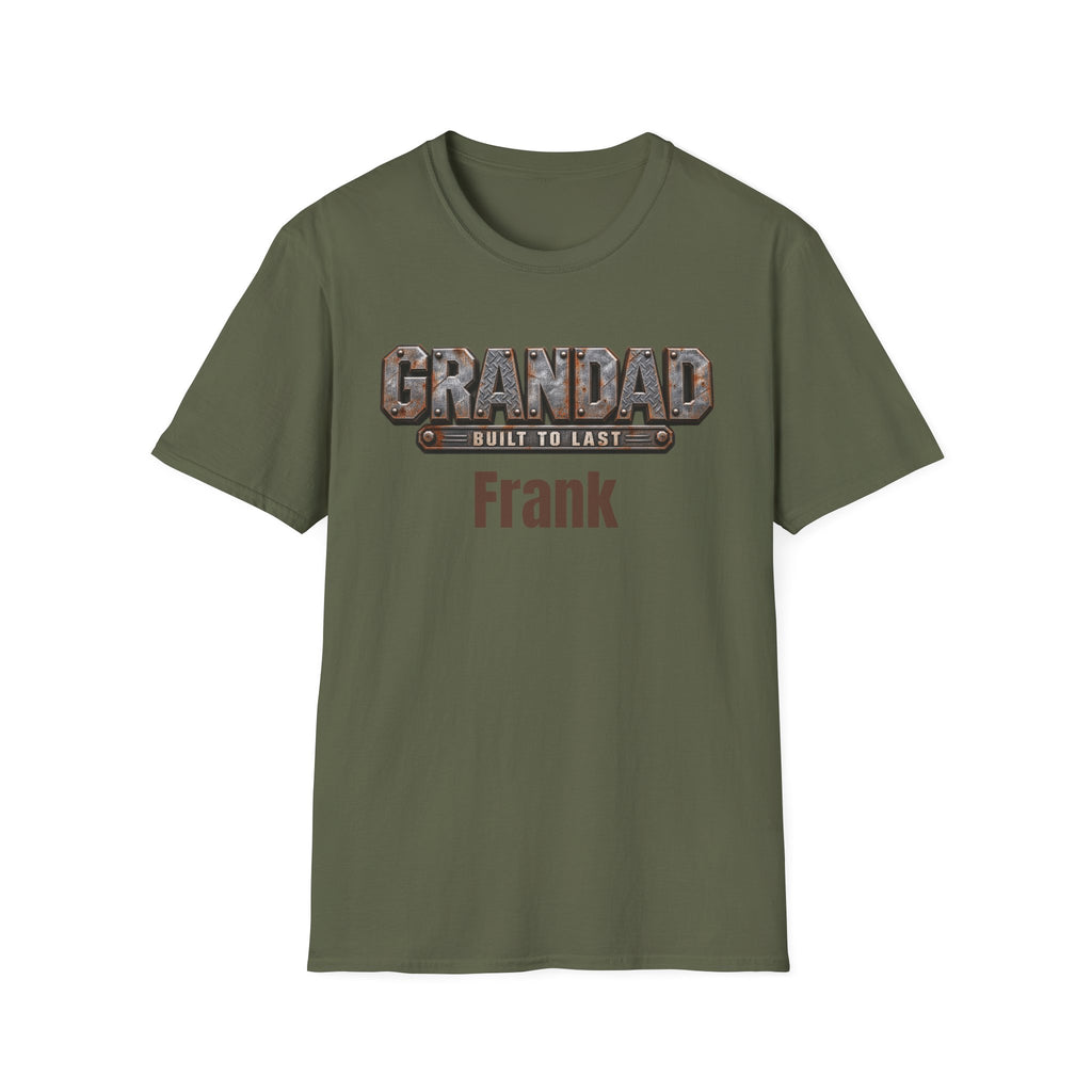 Grandad "Built to Last" T-Shirt — Personalise