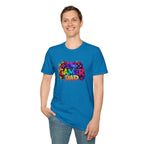 Gamer Dad Colourful Controller Design T-Shirt