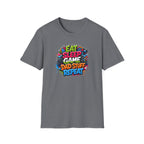 Eat Sleep Game Dad Stuff Repeat T-Shirt