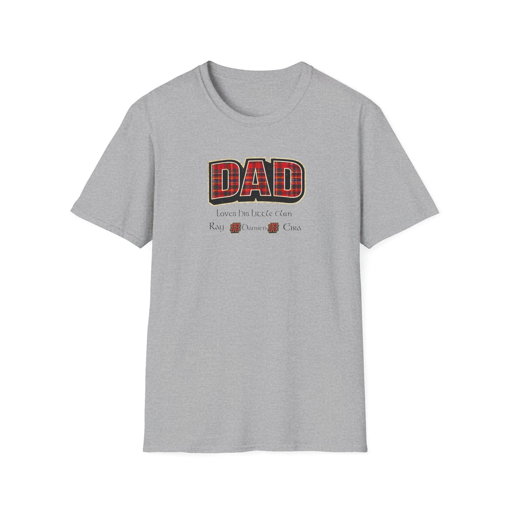 Dad Plaid Design T-Shirt – Rustic Father’s Day Gift
