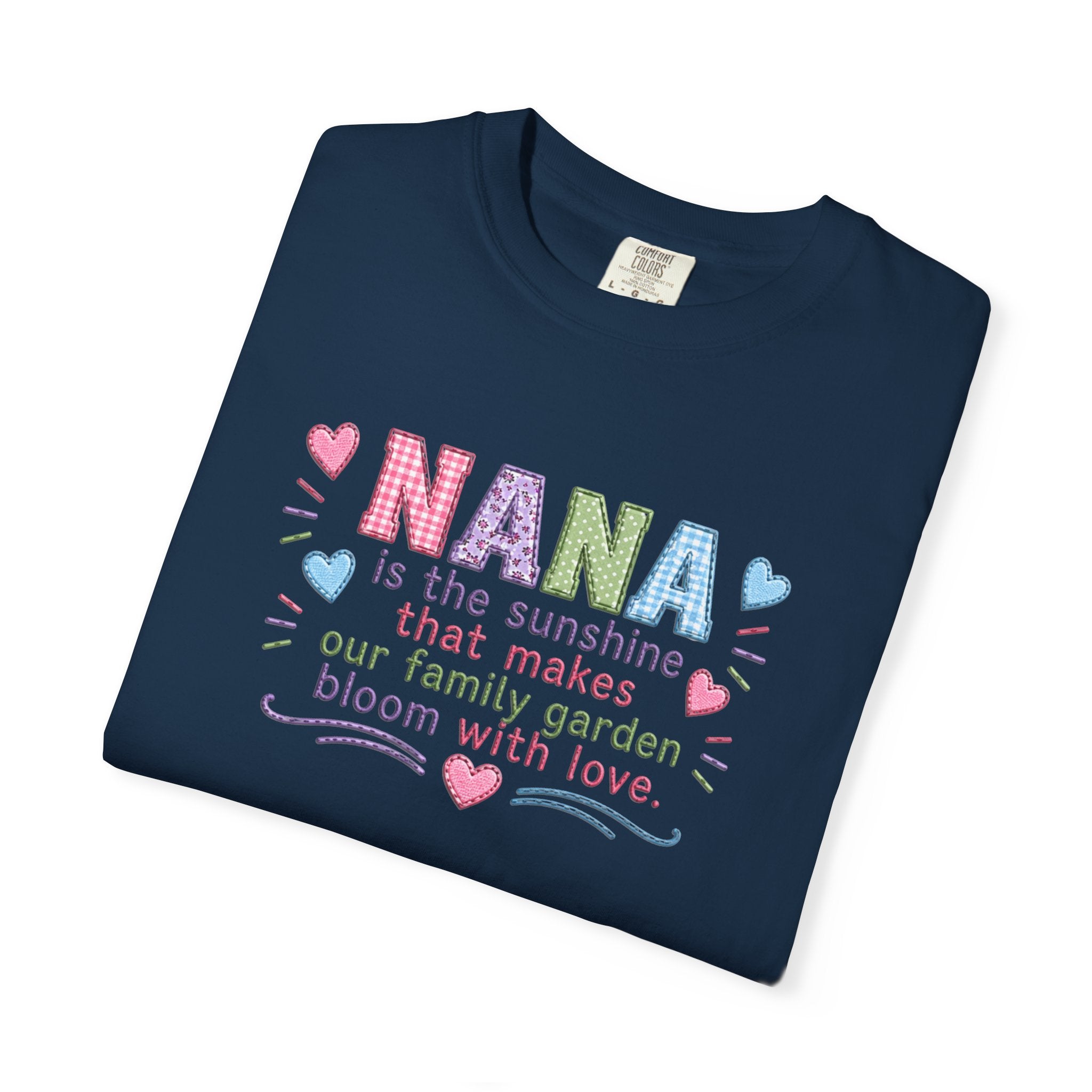 Nana Sunshine Floral T-Shirt — “NANA is the sunshine that makes our family garden bloom with love”