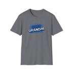 Super Grandpa Scotland Flag/Scottish themed T-Shirt — Retro Comic Father's Day Gift for Grandfathers