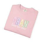 Gran Loves Her Crew T-Shirt — Pastel Grandma Shirt for Mother's Day & Family Gifts