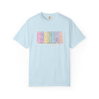 Grandma Floral Graphic T-Shirt — "Grandma, the heart of our family" Gift Tee