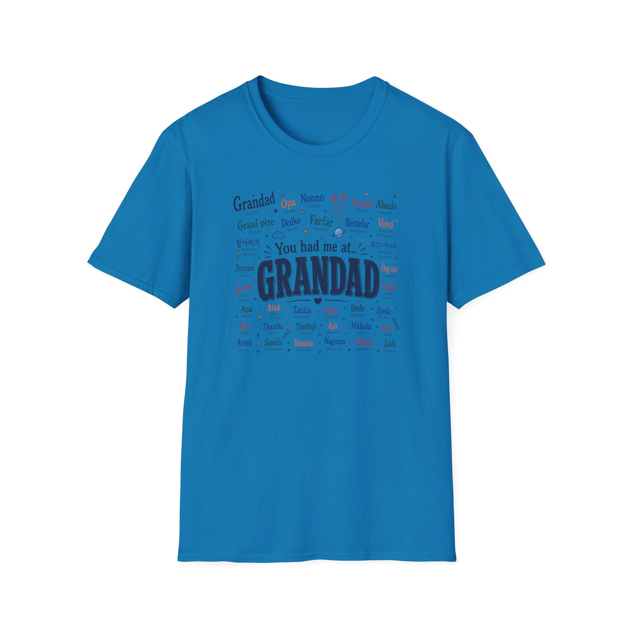 Grandad Word Cloud T-Shirt — "You had me at... GRANDAD" Father’s Day Gift