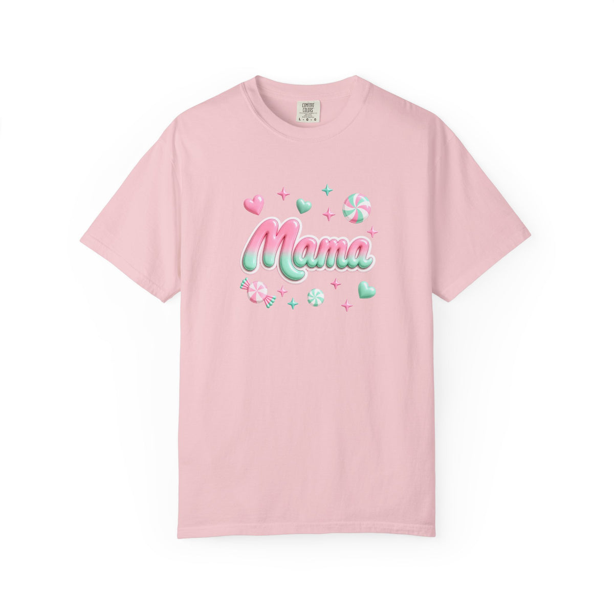 Mama Pastel Candy Script T-Shirt