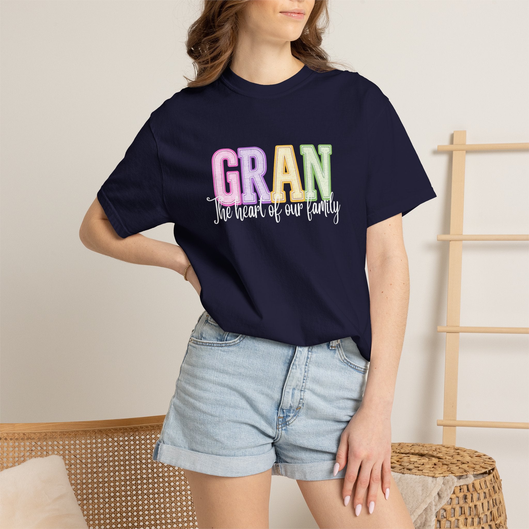 GRAN The Heart Of Our Family Tee
