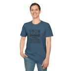 Funny Grandad T-Shirt — Spoils Grandchildren, Loves Biscuits & Hugs