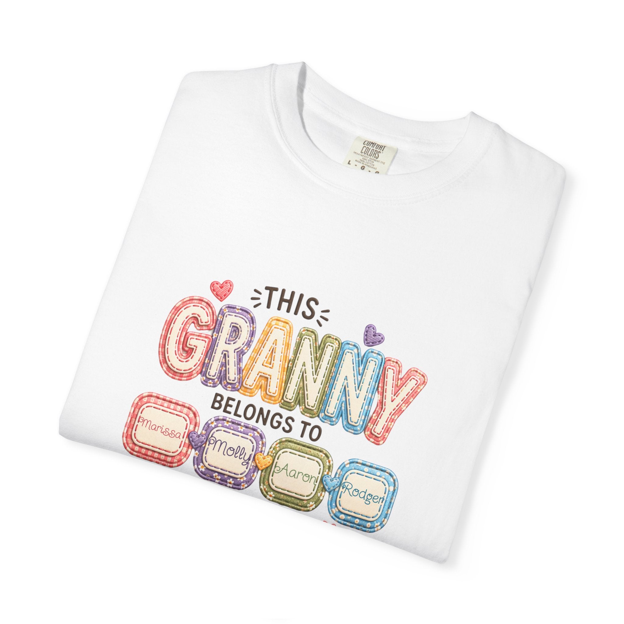 Granny Belongs To Grandkids T-Shirt — Cute Floral Grandma Gift