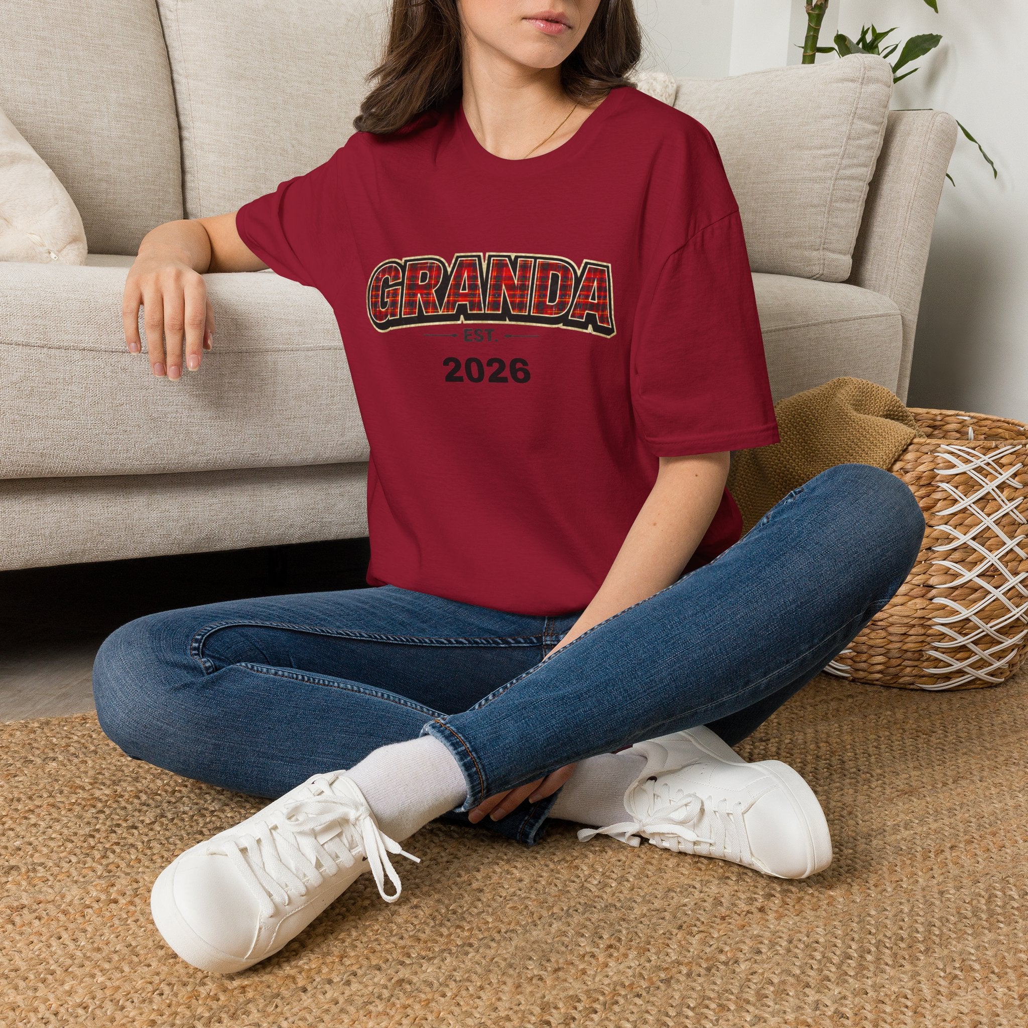 GRANPA Tartan Est- Personalised T-Shirt