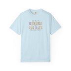 Gender Reveal Due Date T-Shirt — "Ask Me the Gender and Due Date One More Time"