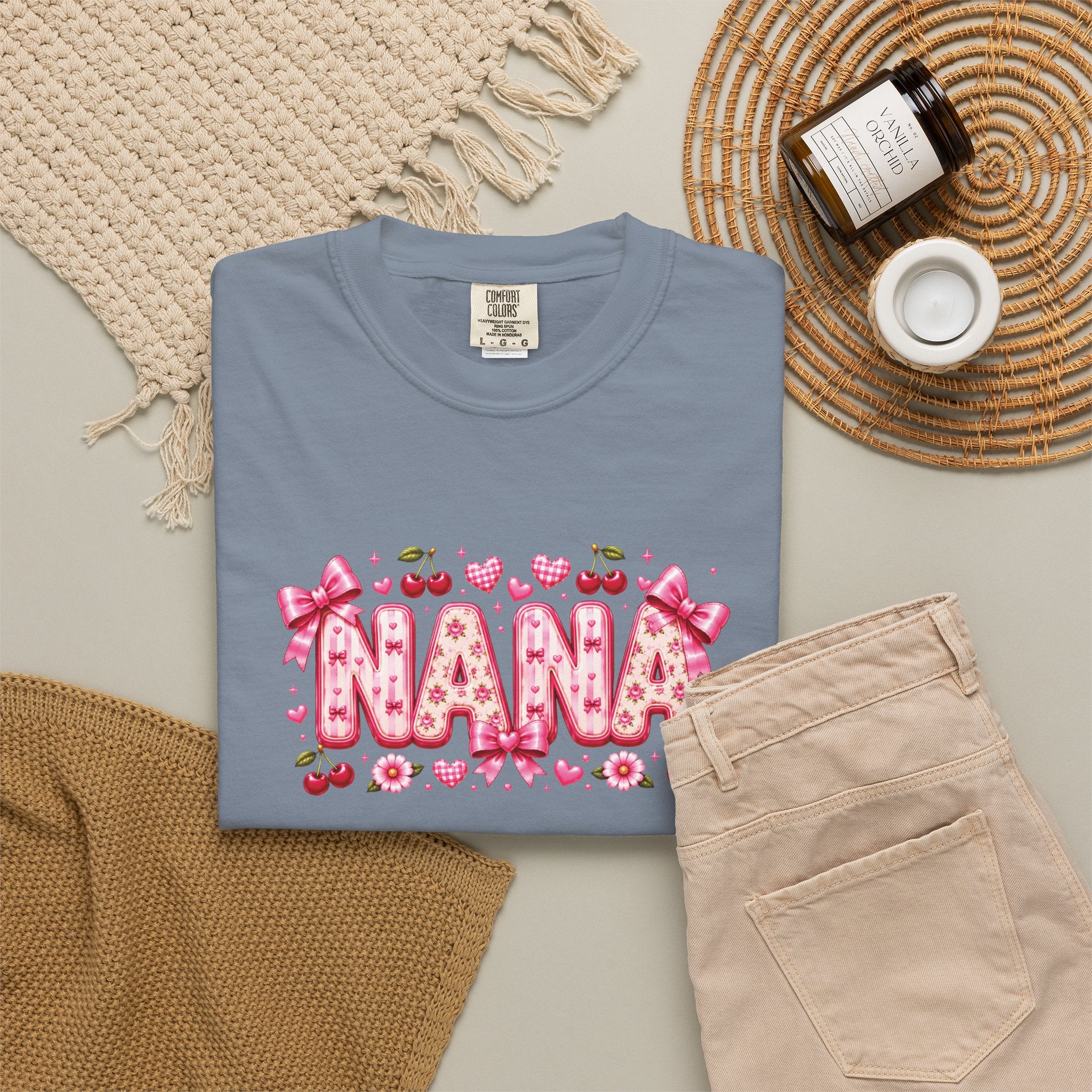 NANA Floral Heart T-Shirt