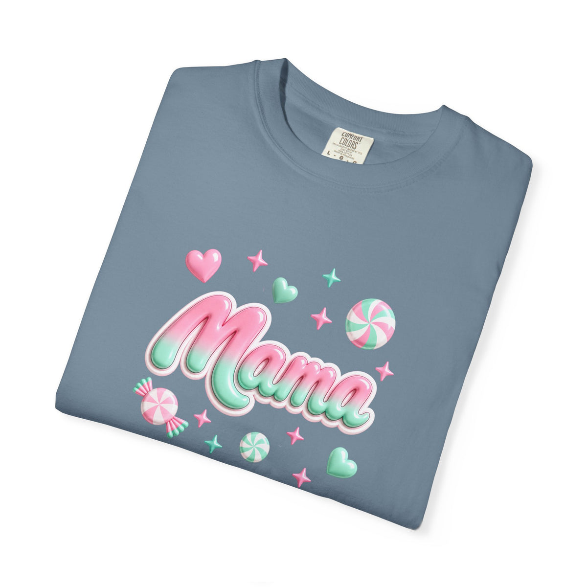 Mama Pastel Candy Script T-Shirt