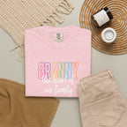 Grandma T-Shirt — "Grandma the Heart of Our Family" Pastel Comfort Tee