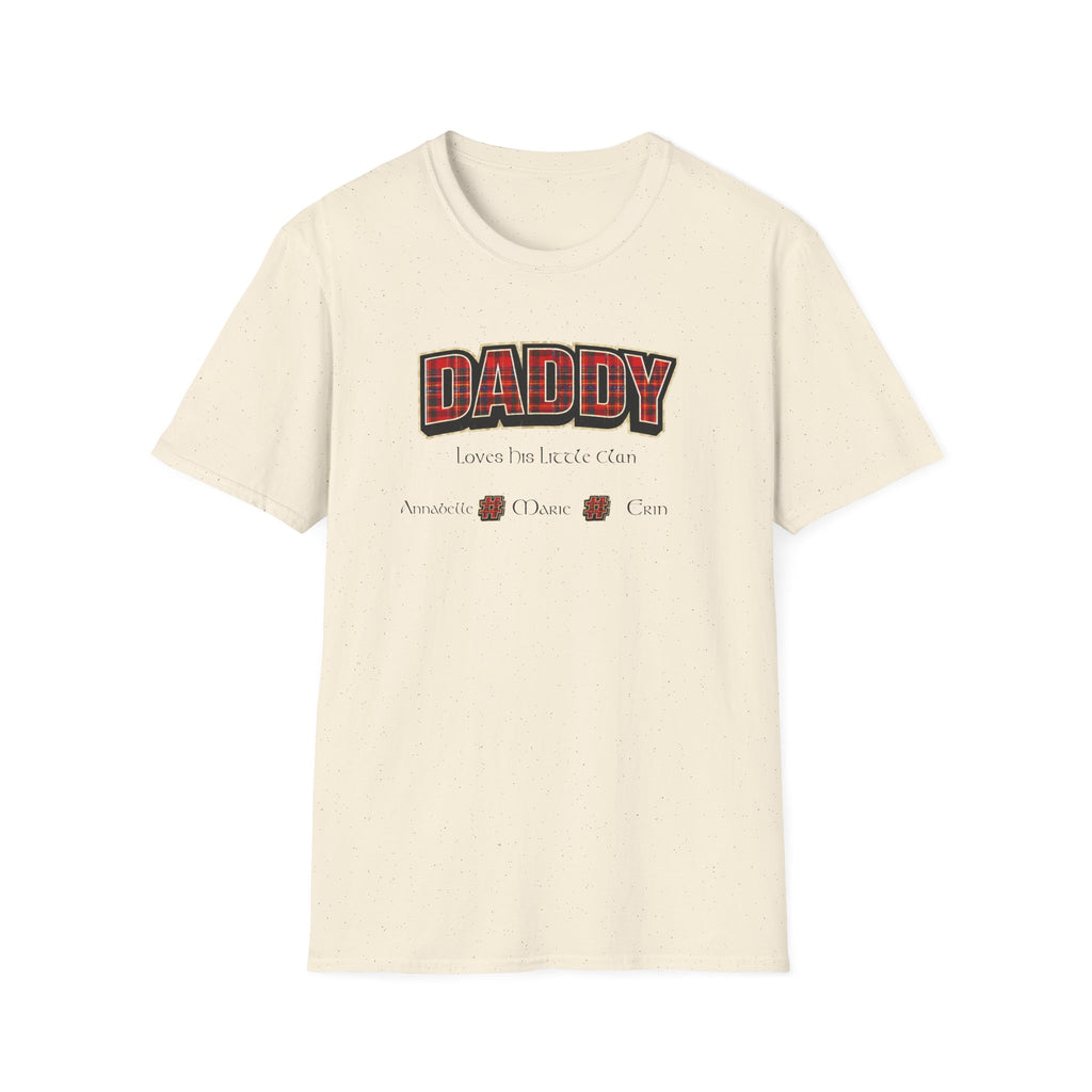 Daddy Plaid Father’s Day T-Shirt — 'Daddy Loves You More Than Coffee' Graphic Tee