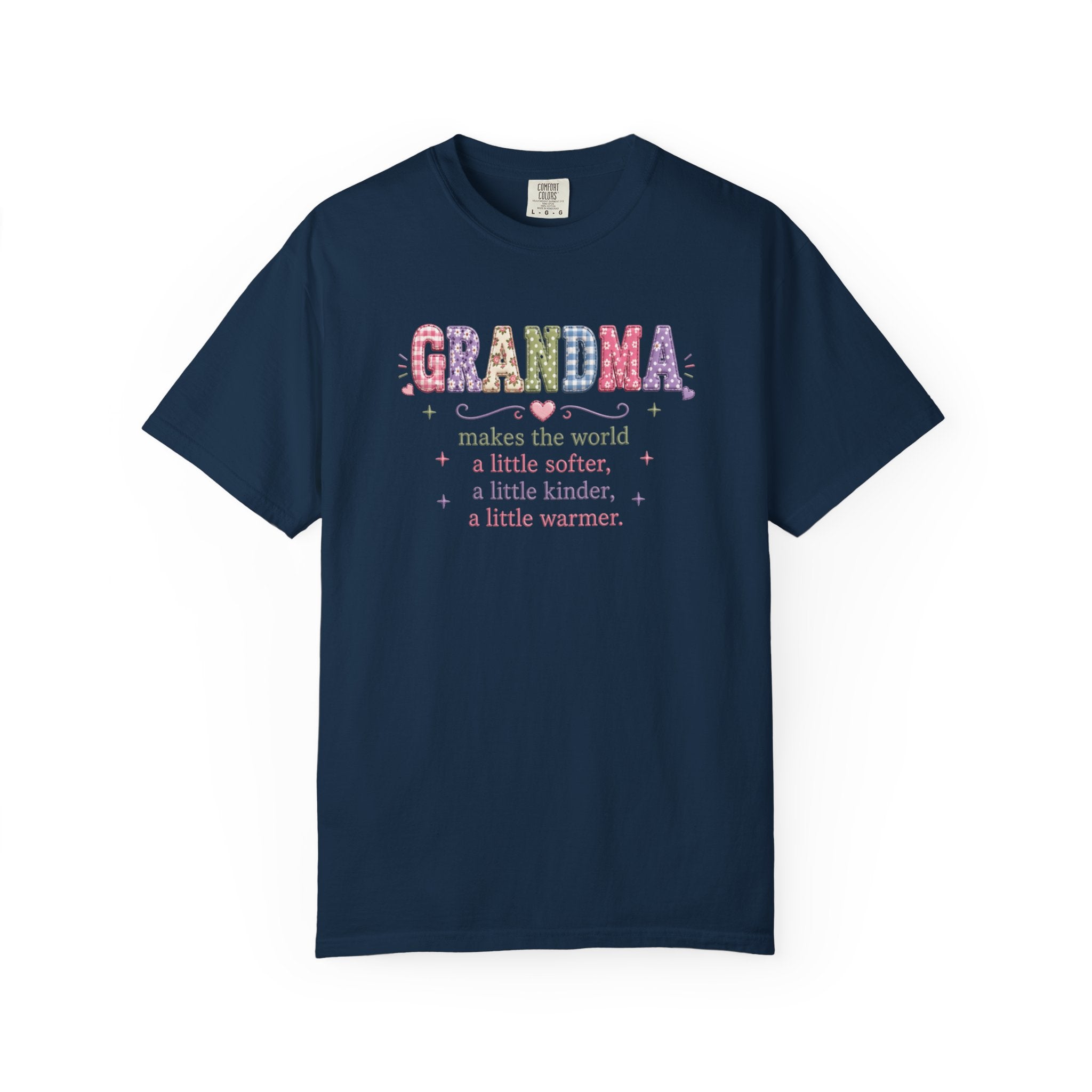 Grandma Floral T-Shirt — "Grandma makes the world a little softer, kinder, warmer"