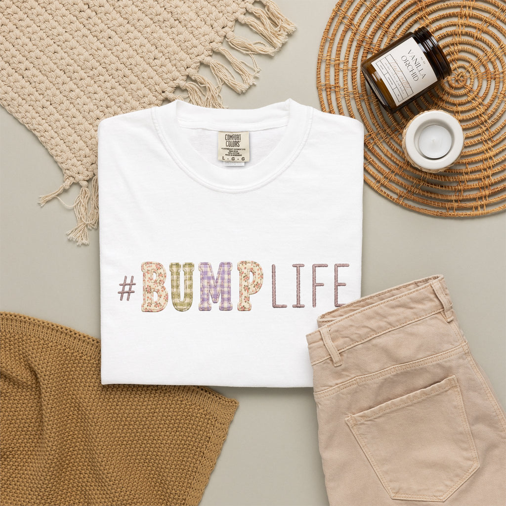 #BUMP LIFE Maternity Tee — Cute Pregnancy Shirt for Expecting Moms