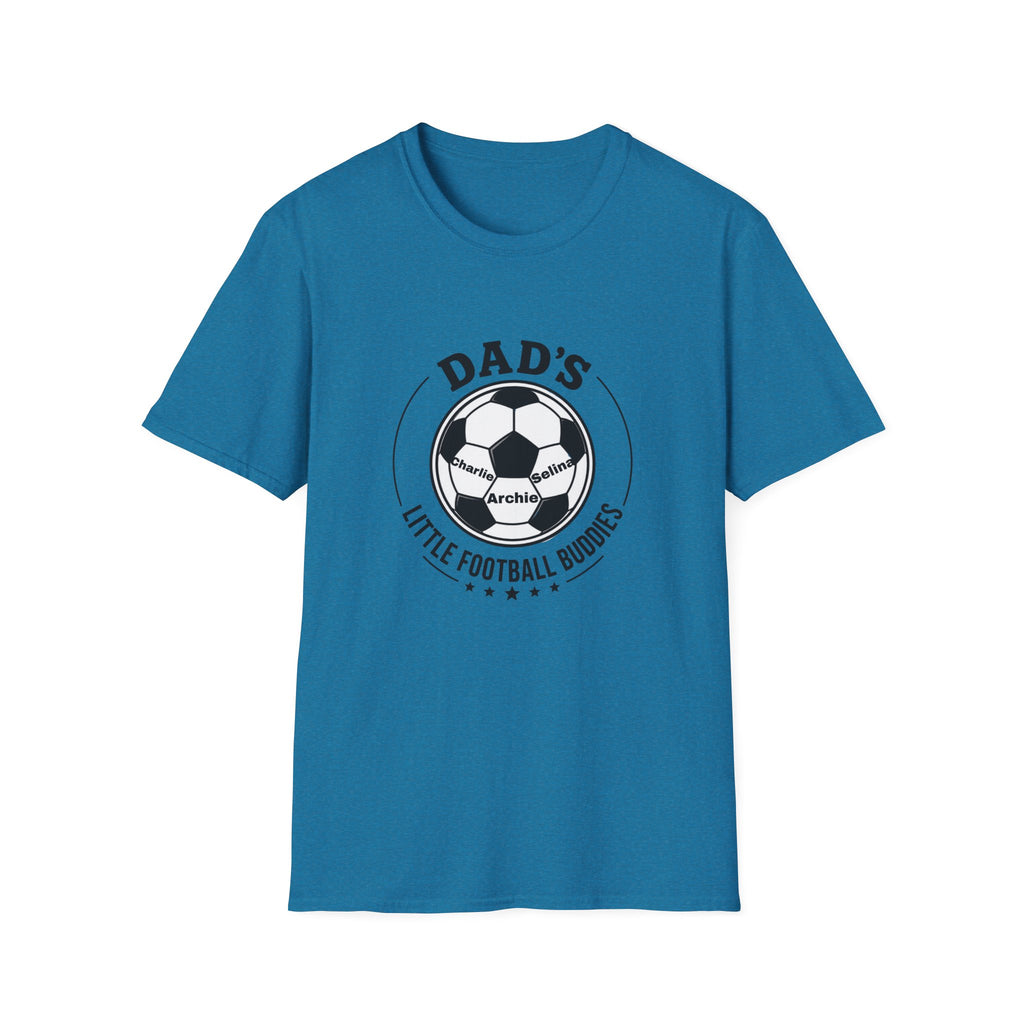 Dad’s Little Football Buddies Tee - Add Names- Personalise