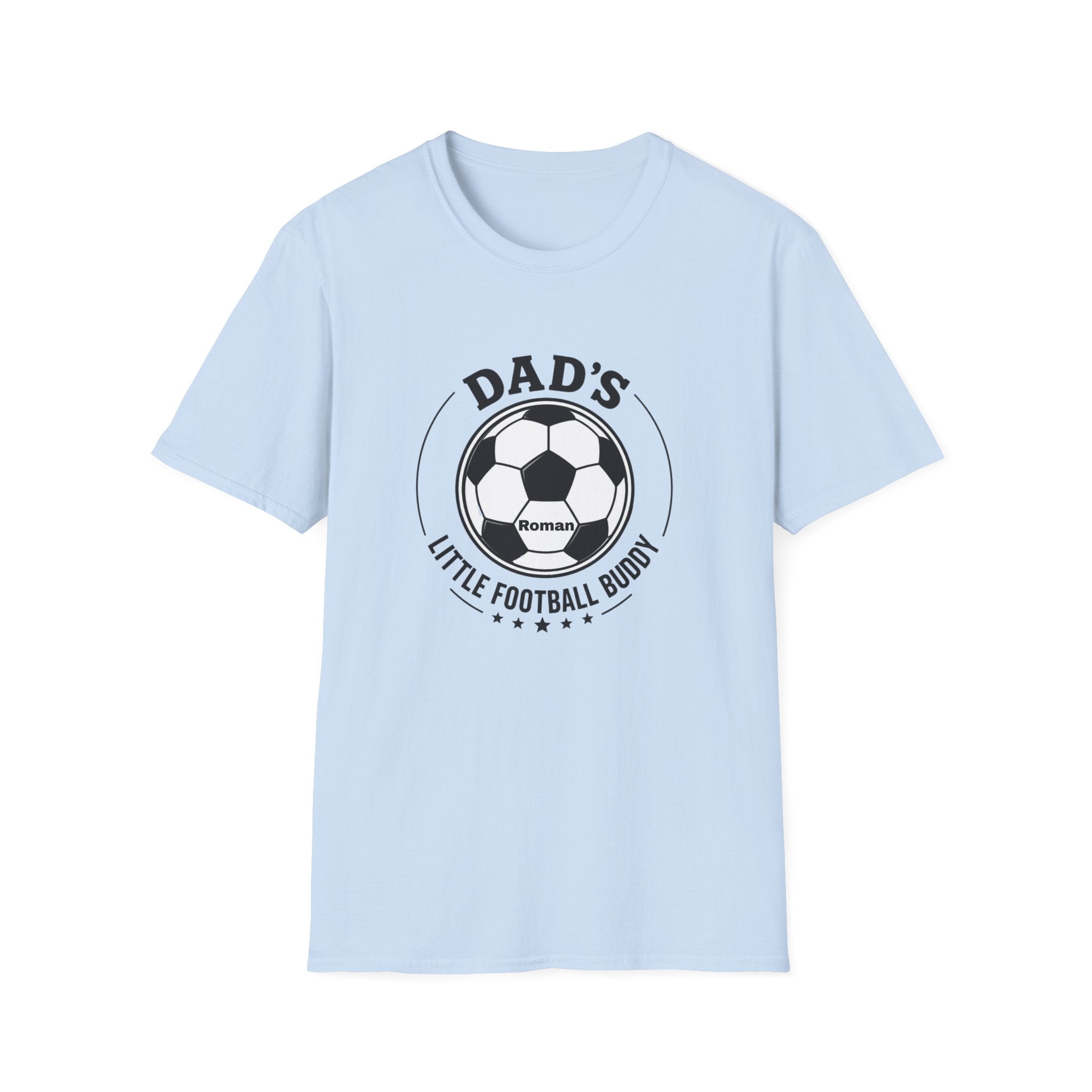 Dad's Little Football Buddy Tee -Add Name- Personalise