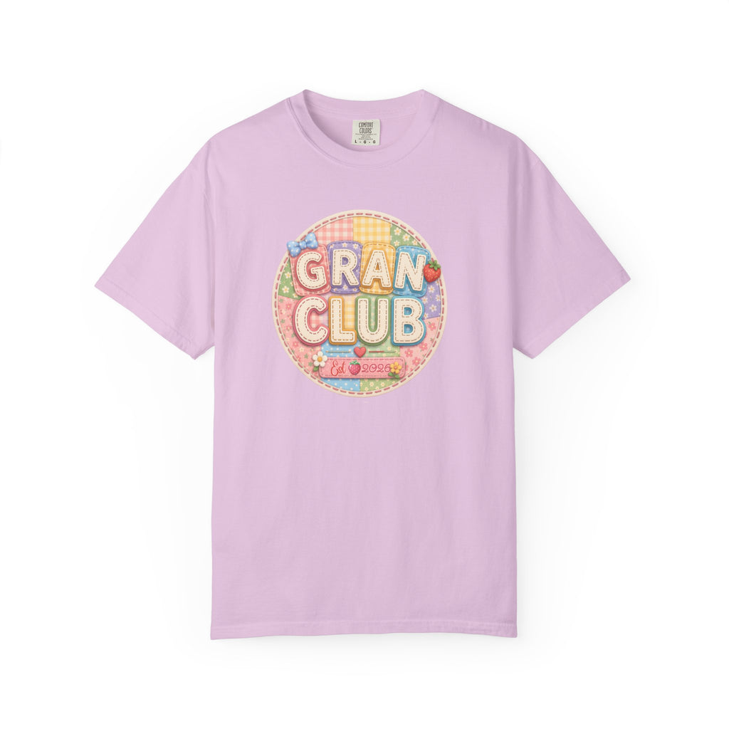 Gran Club Graphic T-Shirt — Retro Pastel Circle Design