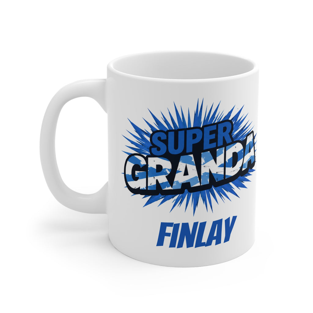 Super GRANDA Scottish Flag Mug - Add Name - Personalise