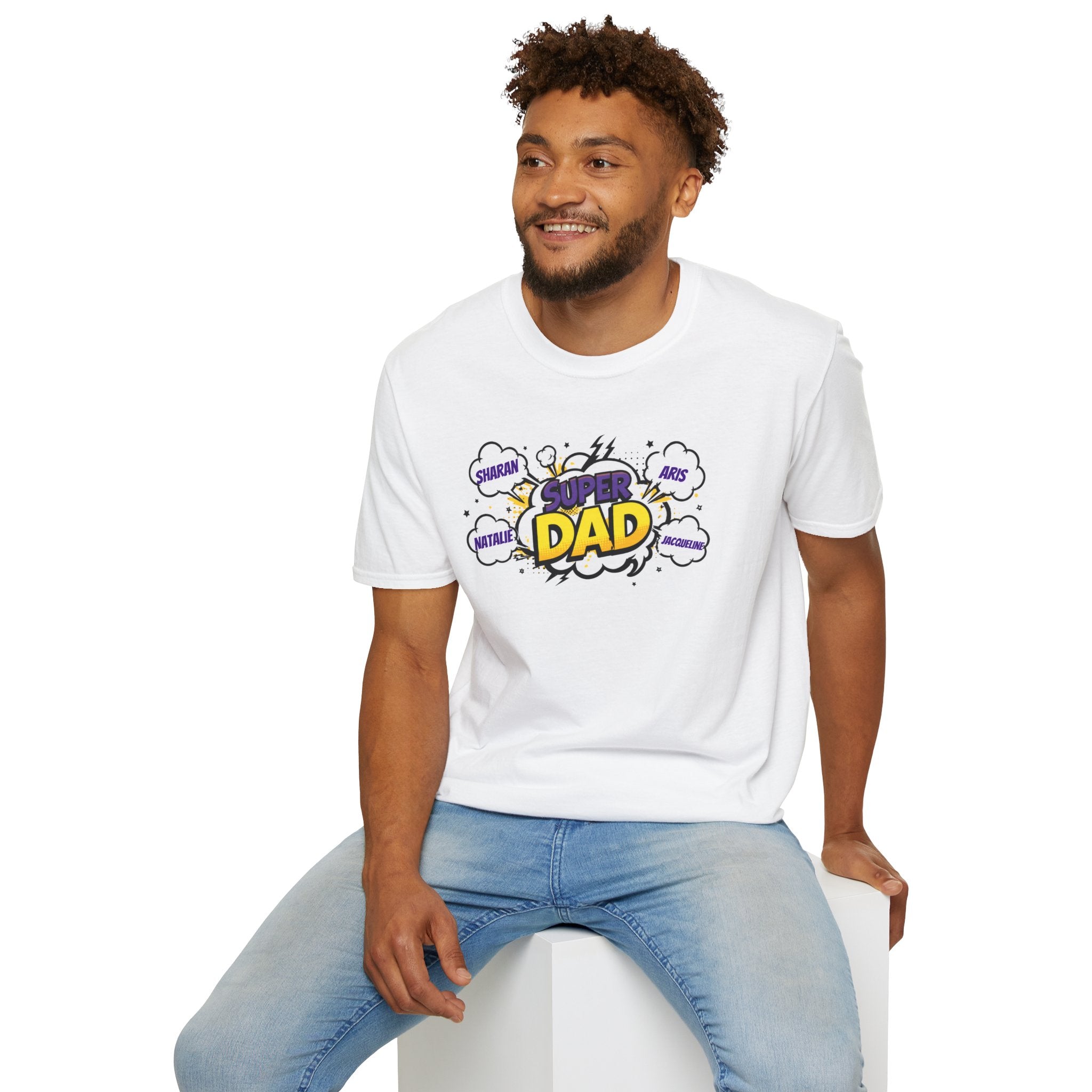 Super Dad Comic T-Shirt – Funny Father’s Day Gift