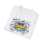 Super Grandad Comic-Style T‑Shirt — "Super Grandad" Graphic Tee, Father's Day & Grandparents Gift