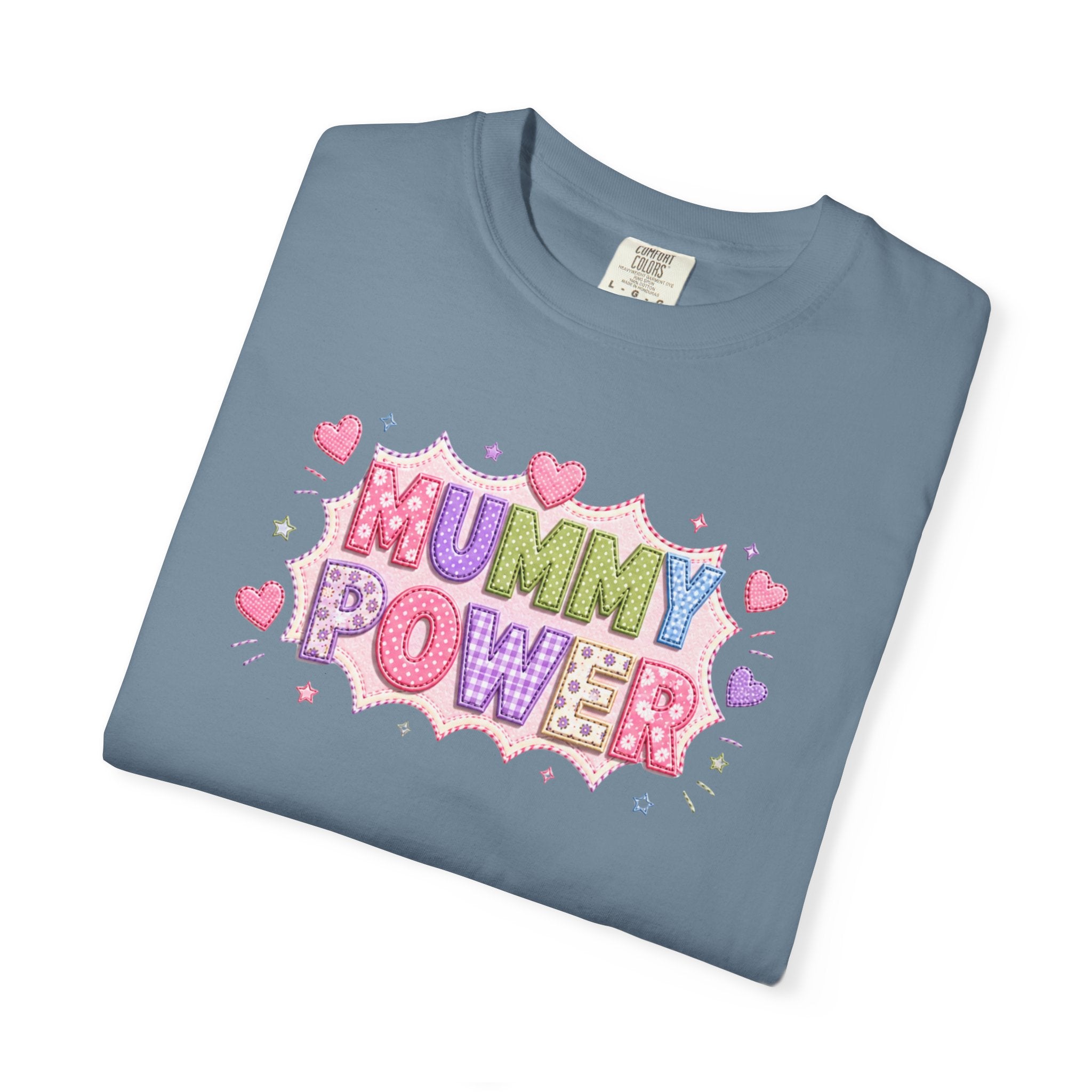Mummy Power T-Shirt — Cute Pink Heart Mother's Day Tee