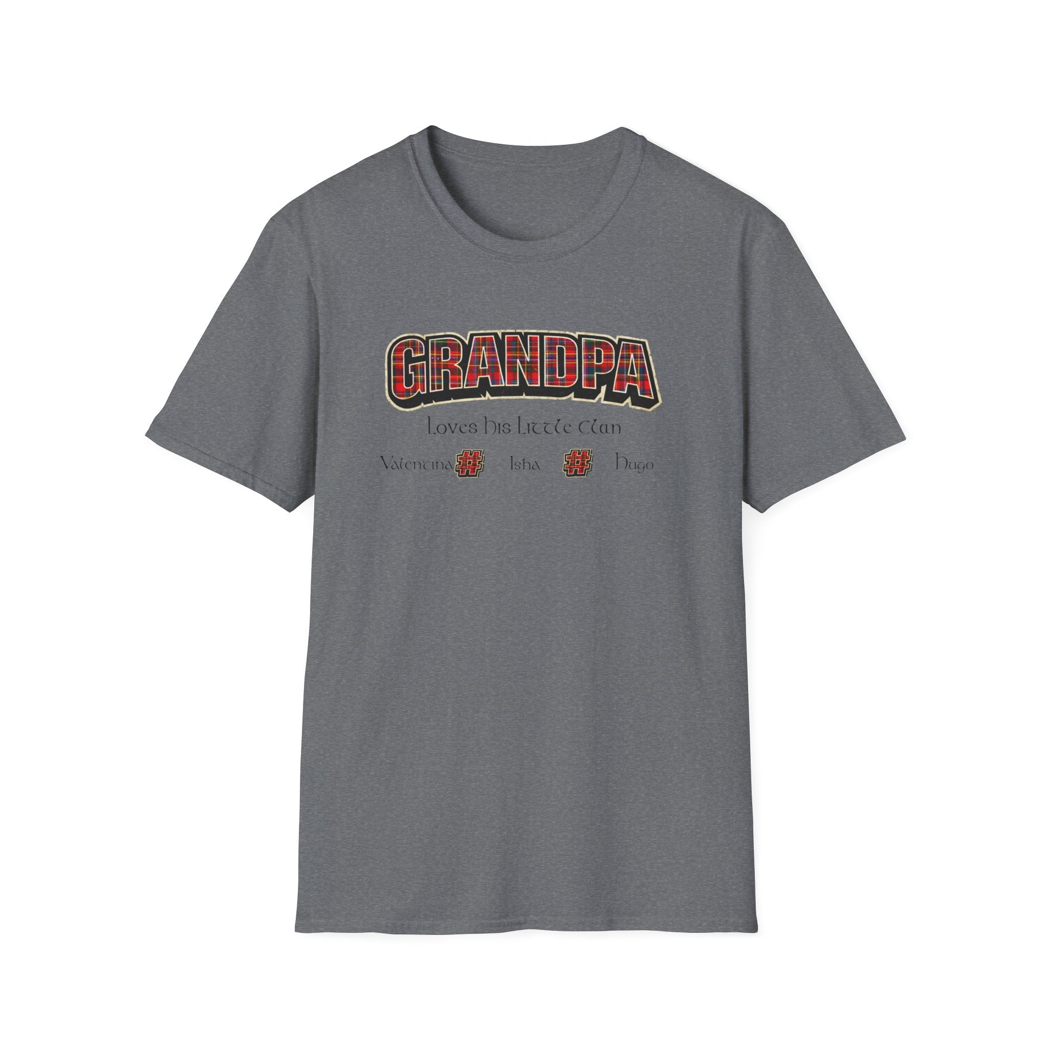 Grandpa Loves His Little Clan T-Shirt — Funny Father's Day Gift for Beer-Loving Grandpa