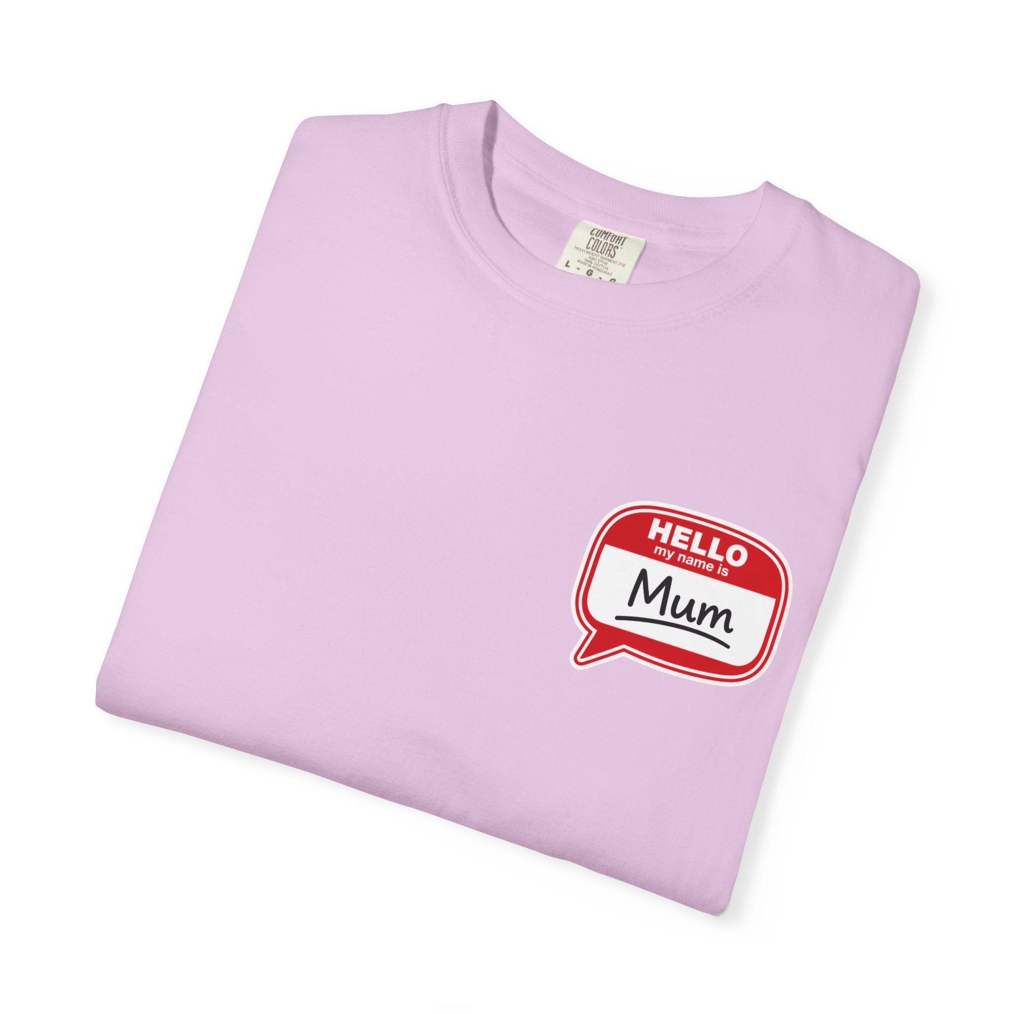 Hello Mum Speech Bubble T-Shirt — Cute Retro Mom Graphic Tee