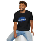 Super Grandad Scotland Flag/Scottish themed T-Shirt — Retro Comic Gift for Grandpa, Father’s Day & Birthday