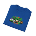 Super Grandpa Ireland Flag/Irish themed T-Shirt — Retro Comic Father's Day Gift