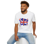 Union Jack Paint Brush UK Flag T-Shirt — British Pride Graphic Tee