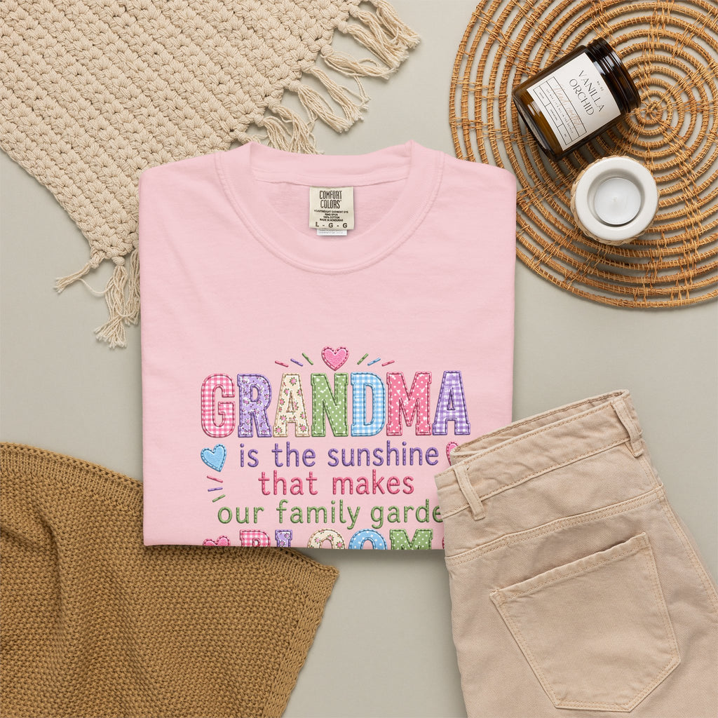 Grandma Is the Sunshine That Makes Our Family Garden Bloom T-Shirt