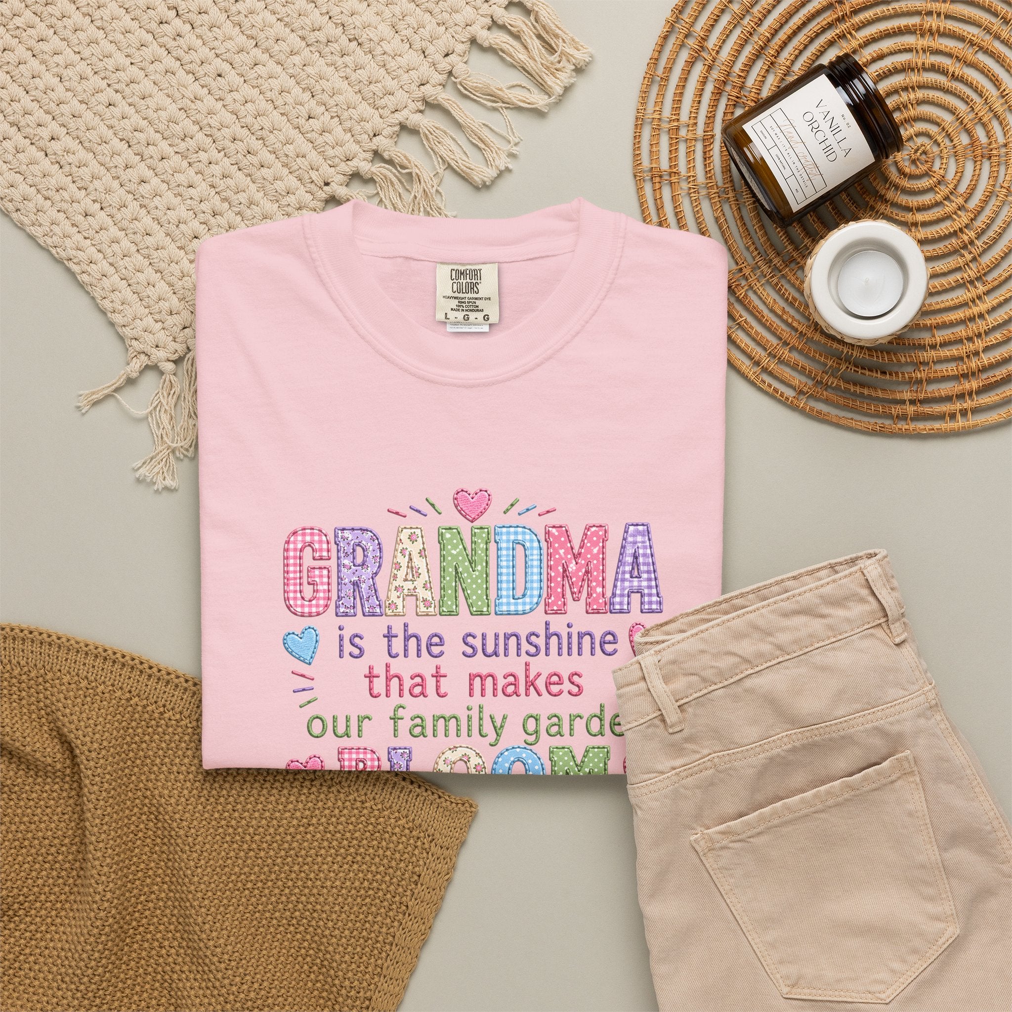 Grandma Is the Sunshine That Makes Our Family Garden Bloom T-Shirt