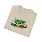Super Grandpa Ireland Flag/Irish themed T-Shirt — Retro Comic Father's Day Gift