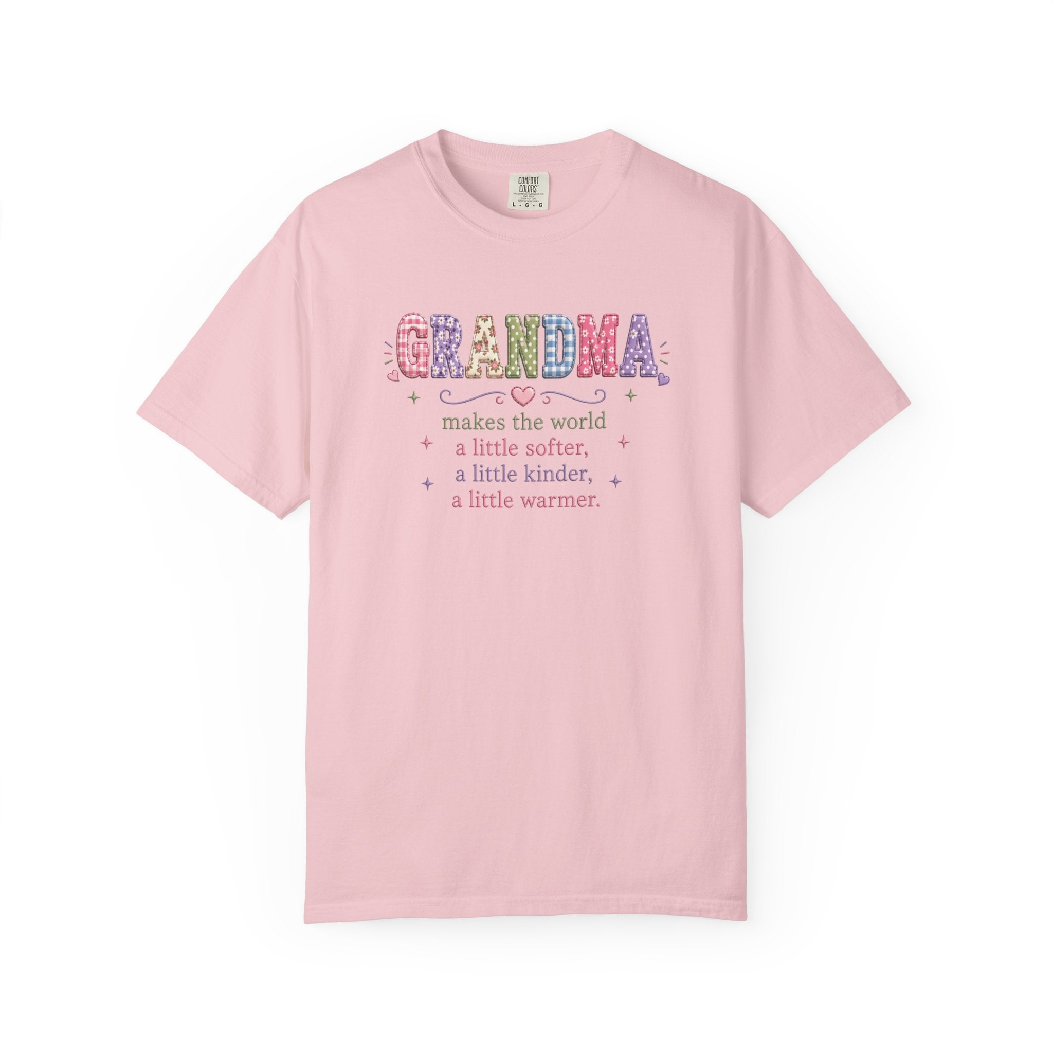 Grandma Floral T-Shirt — "Grandma makes the world a little softer, kinder, warmer"