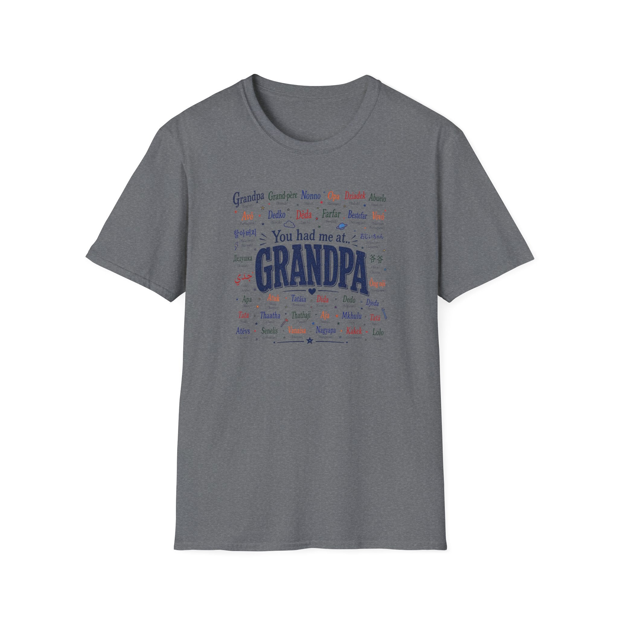 You Had Me at Grandpa T-Shirt — Retro Family Name Gift for Grandfathers