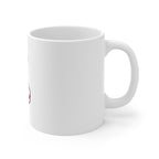 Super Papa Comic-Style 11oz White Mug — Personalized Names Gift for Dad