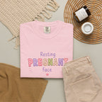 Pregnant Face T-Shirt — "Resting Pregnant Face" Cute Maternity Tee
