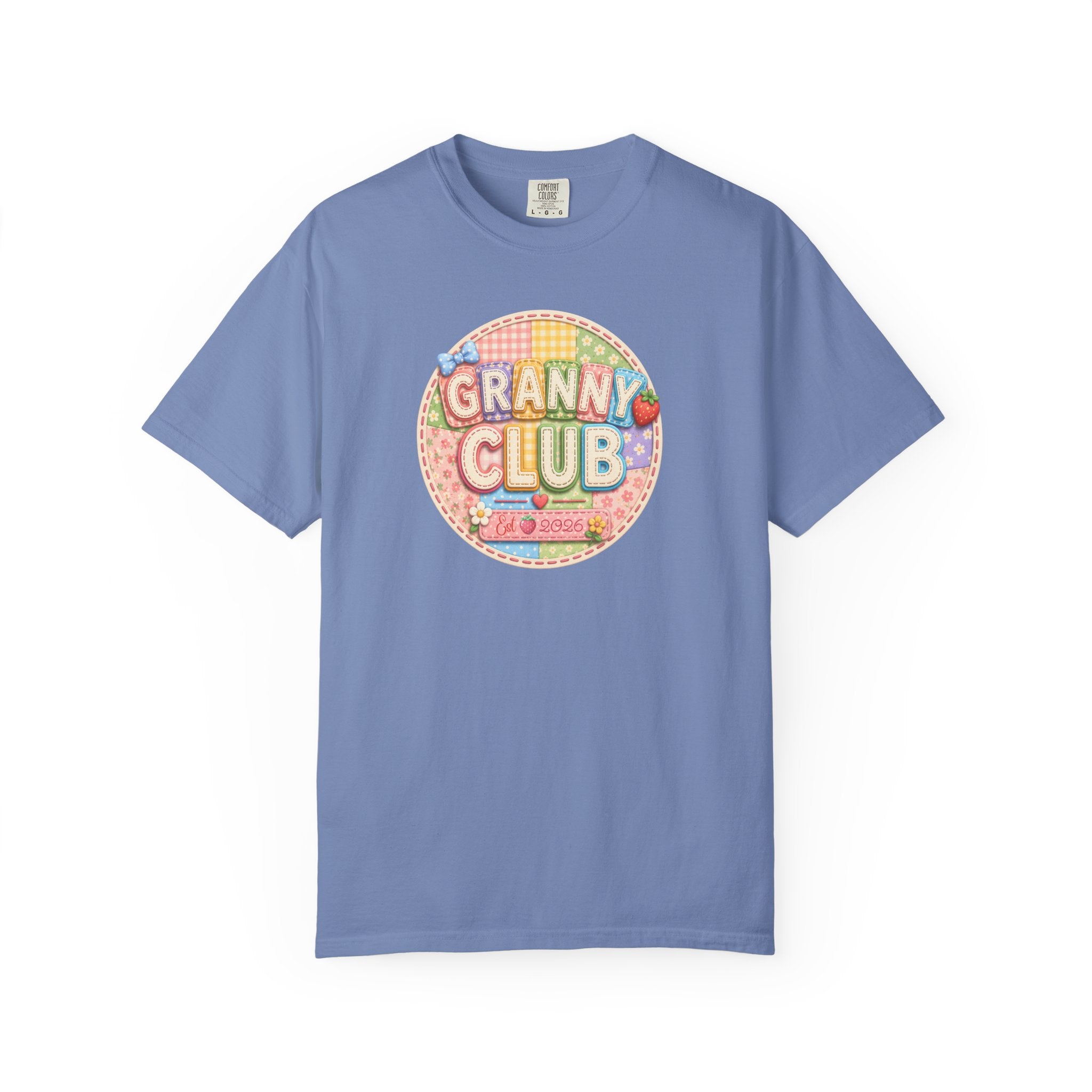 Granny Club Graphic T-Shirt — Retro Candy Patch Design