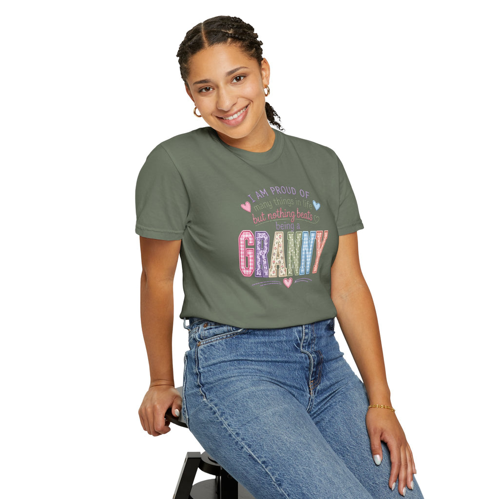 Granny Proud Tee — "I Am Proud of Many Things in Life But Nothing Beats Being a Granny"