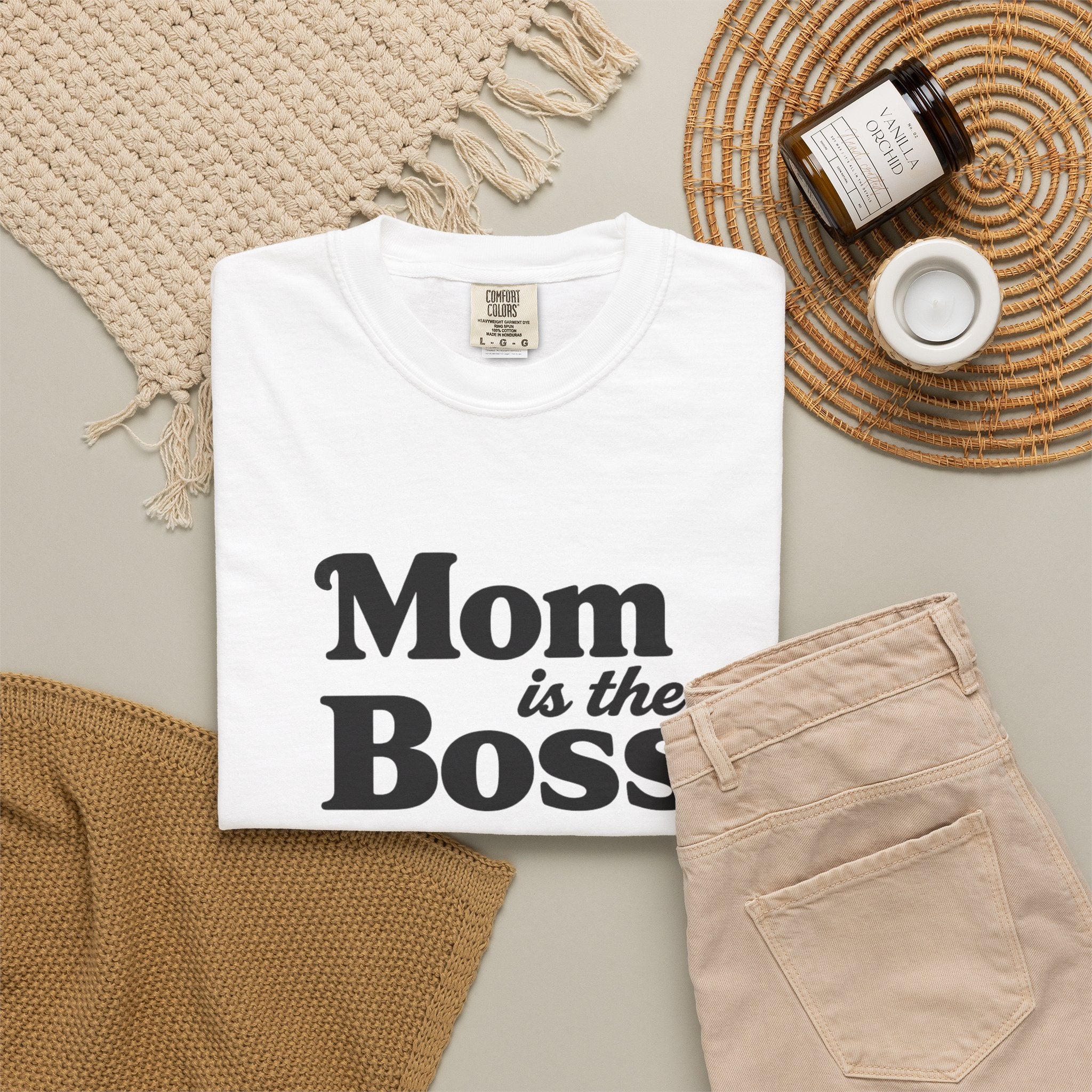Mom is the Boss T-Shirt — Funny Mother's Day Tee