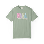 NANA Pastel Patchwork T-Shirt — "The Heart of Our Family" Gift