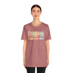 Grandma Floral Retro Tee — "Grandma" Names Design (Aileen • Wendy • Peyton)