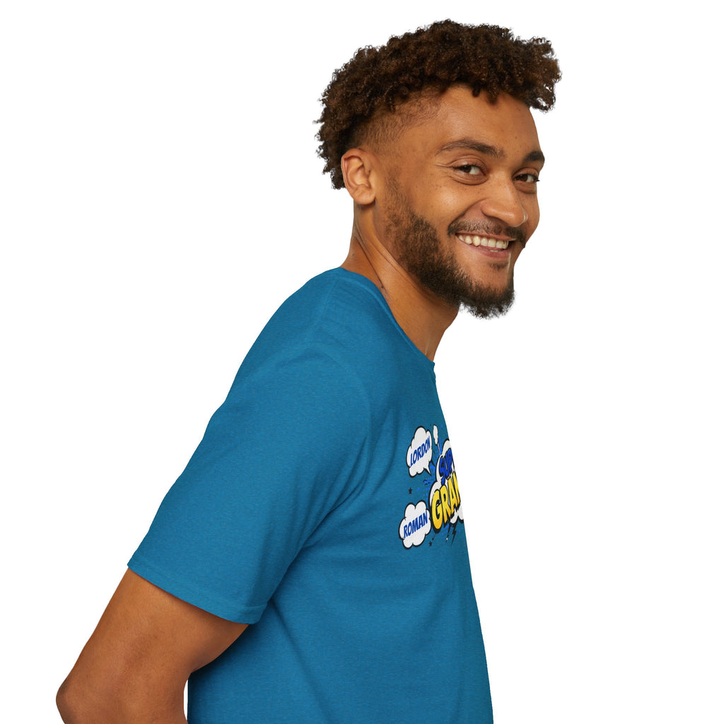 Super Grandad Comic-Style T-Shirt